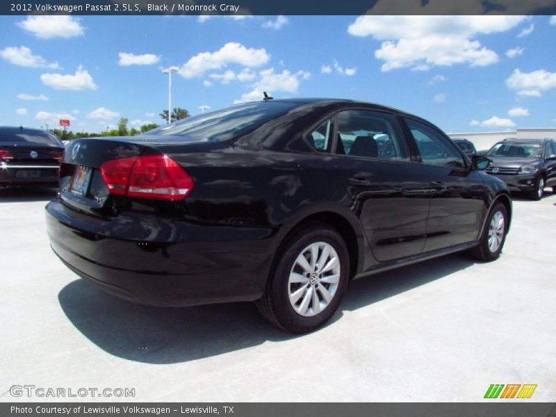 Black / Moonrock Gray 2012 Volkswagen Passat 2.5L S