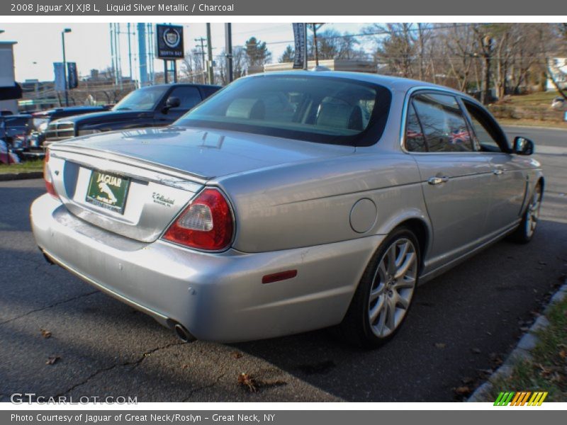 Liquid Silver Metallic / Charcoal 2008 Jaguar XJ XJ8 L