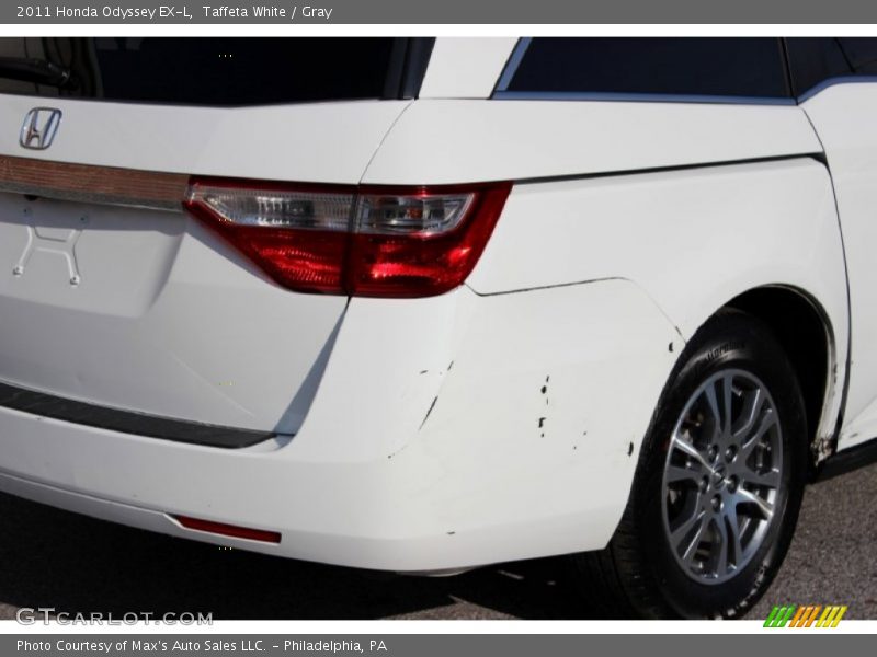 Taffeta White / Gray 2011 Honda Odyssey EX-L