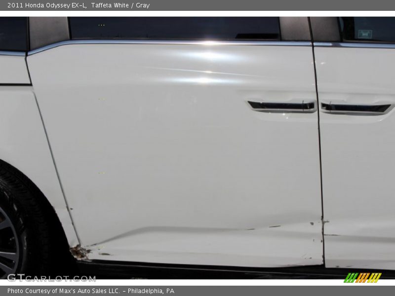 Taffeta White / Gray 2011 Honda Odyssey EX-L