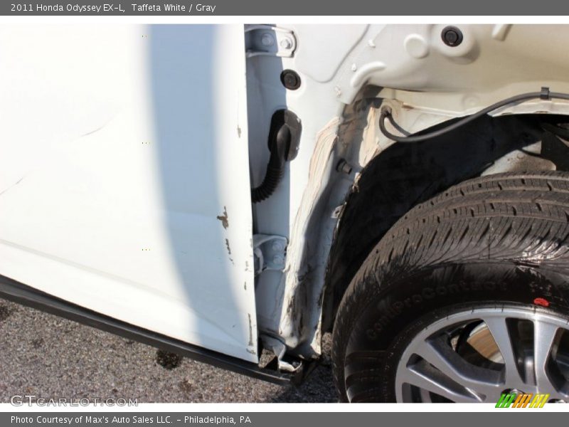 Taffeta White / Gray 2011 Honda Odyssey EX-L
