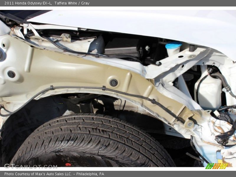 Taffeta White / Gray 2011 Honda Odyssey EX-L