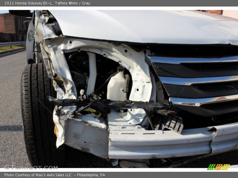 Taffeta White / Gray 2011 Honda Odyssey EX-L