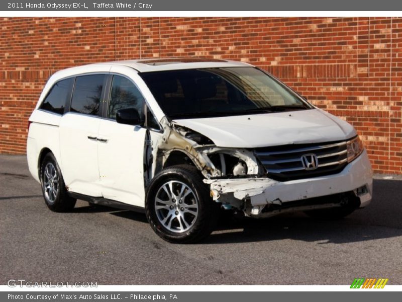 Taffeta White / Gray 2011 Honda Odyssey EX-L