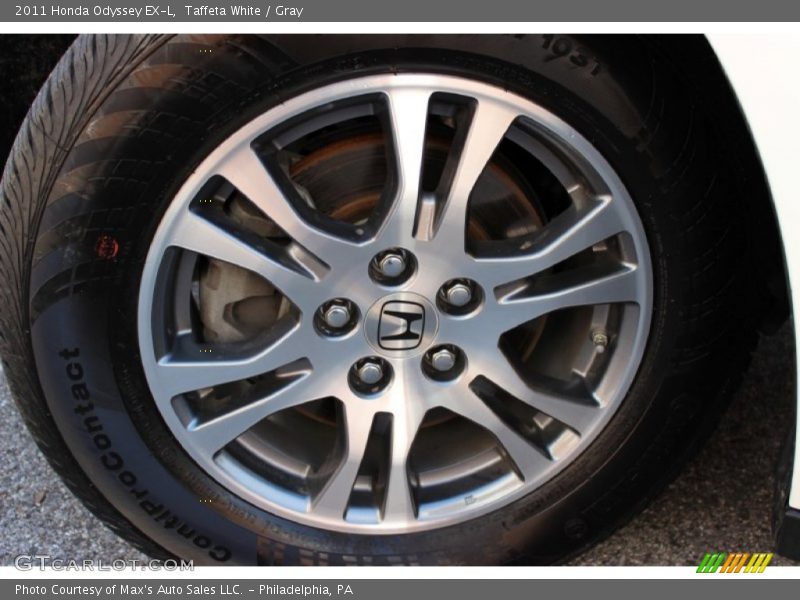 Taffeta White / Gray 2011 Honda Odyssey EX-L