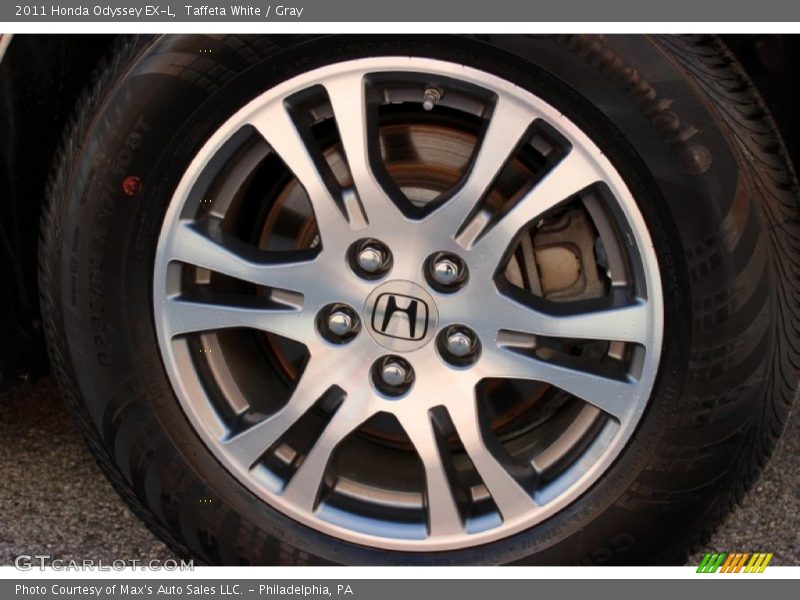 Taffeta White / Gray 2011 Honda Odyssey EX-L