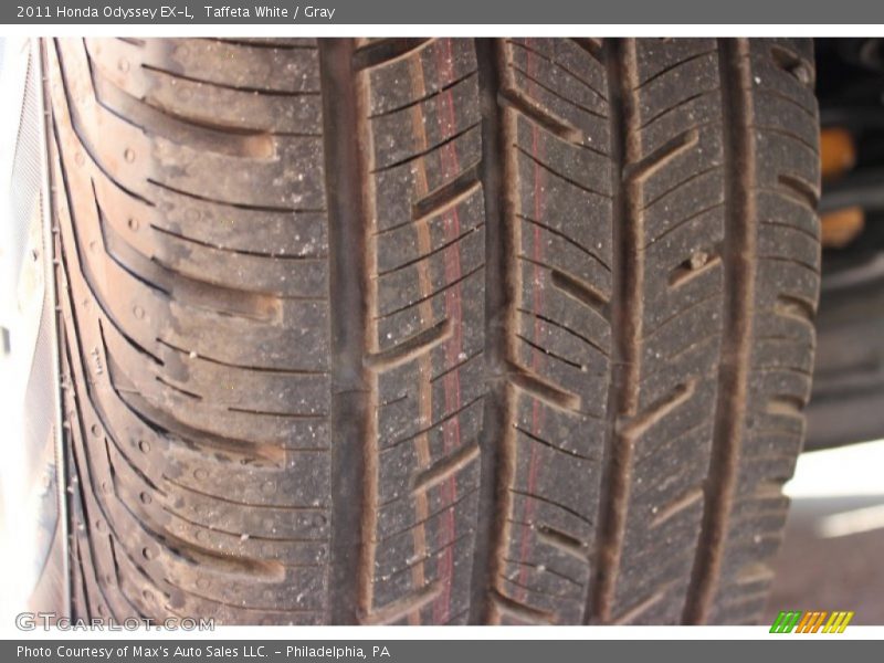 Taffeta White / Gray 2011 Honda Odyssey EX-L