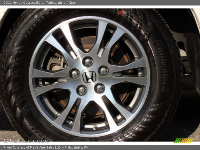 Taffeta White / Gray 2011 Honda Odyssey EX-L