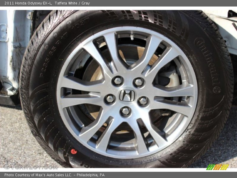 Taffeta White / Gray 2011 Honda Odyssey EX-L
