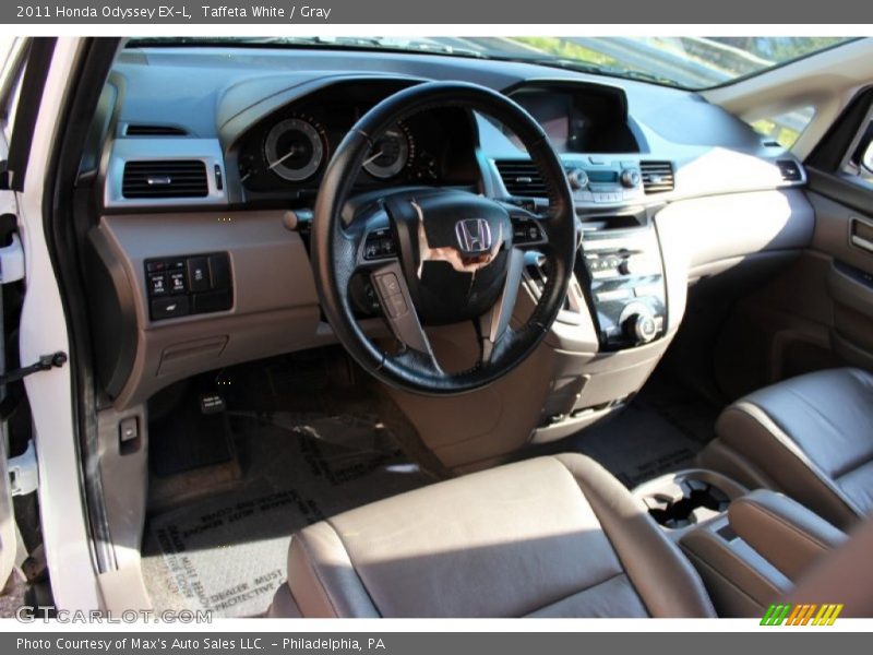 Taffeta White / Gray 2011 Honda Odyssey EX-L