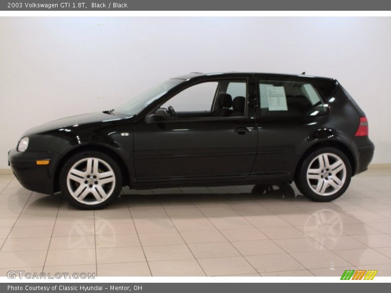 Black / Black 2003 Volkswagen GTI 1.8T