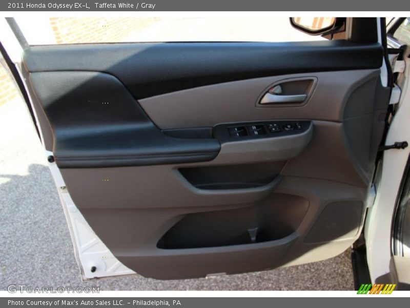 Taffeta White / Gray 2011 Honda Odyssey EX-L