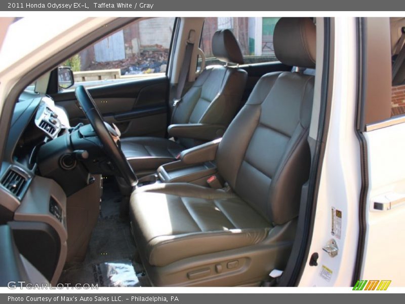 Taffeta White / Gray 2011 Honda Odyssey EX-L