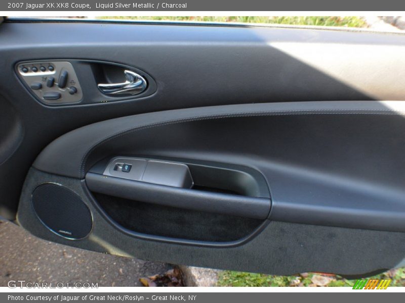 Liquid Silver Metallic / Charcoal 2007 Jaguar XK XK8 Coupe