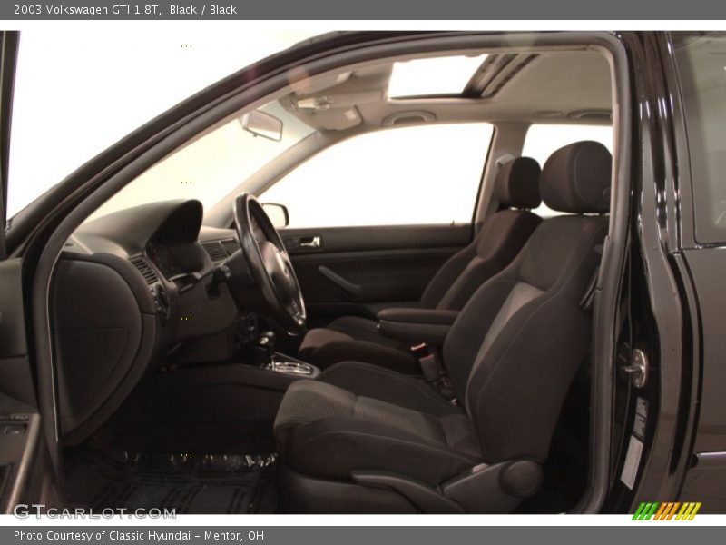 Black / Black 2003 Volkswagen GTI 1.8T