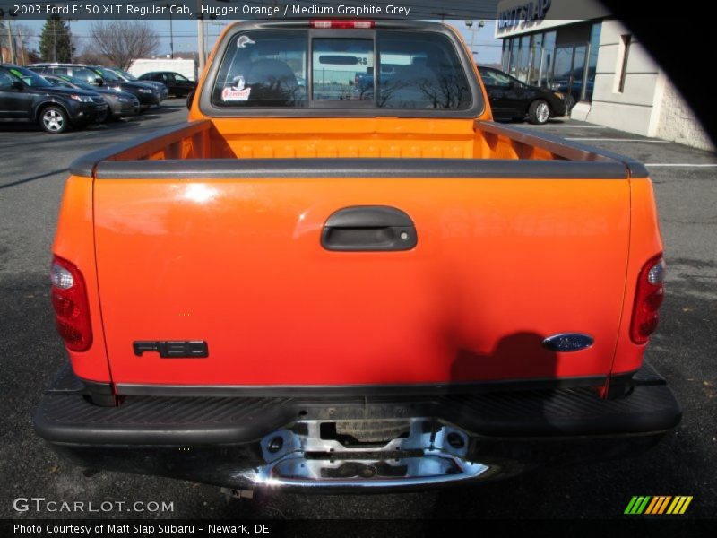 Hugger Orange / Medium Graphite Grey 2003 Ford F150 XLT Regular Cab