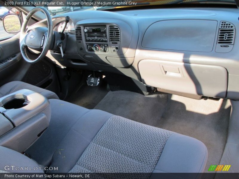  2003 F150 XLT Regular Cab Medium Graphite Grey Interior