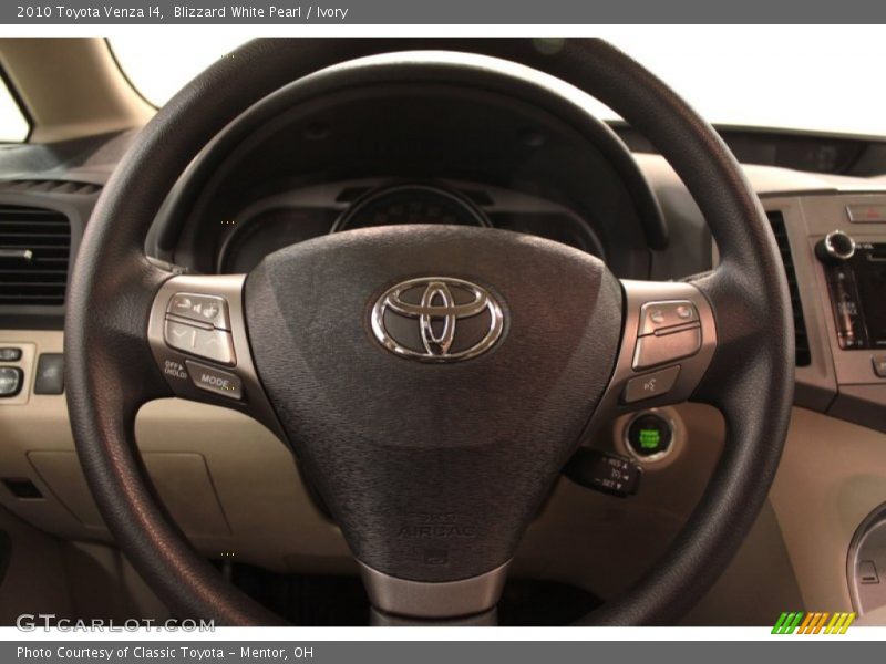 Blizzard White Pearl / Ivory 2010 Toyota Venza I4