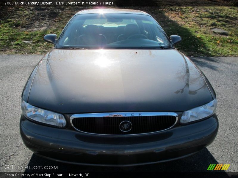 Dark Bronzemist Metallic / Taupe 2003 Buick Century Custom