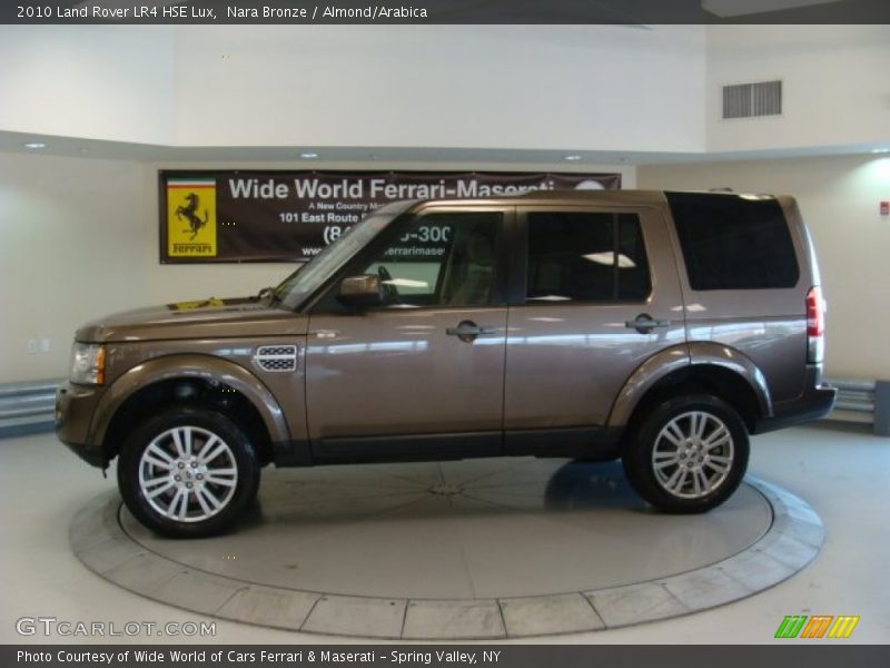 Nara Bronze / Almond/Arabica 2010 Land Rover LR4 HSE Lux