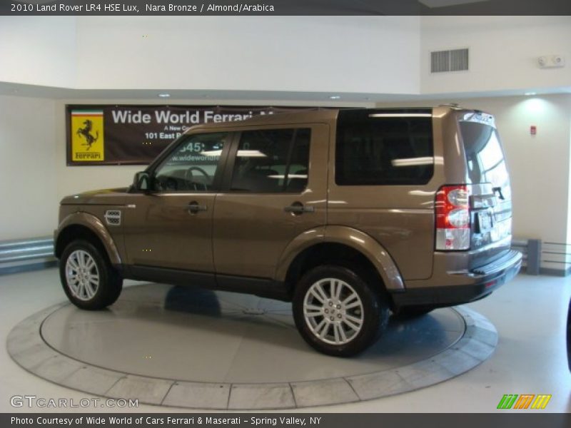 Nara Bronze / Almond/Arabica 2010 Land Rover LR4 HSE Lux