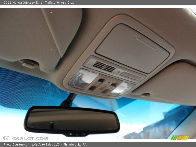 Taffeta White / Gray 2011 Honda Odyssey EX-L