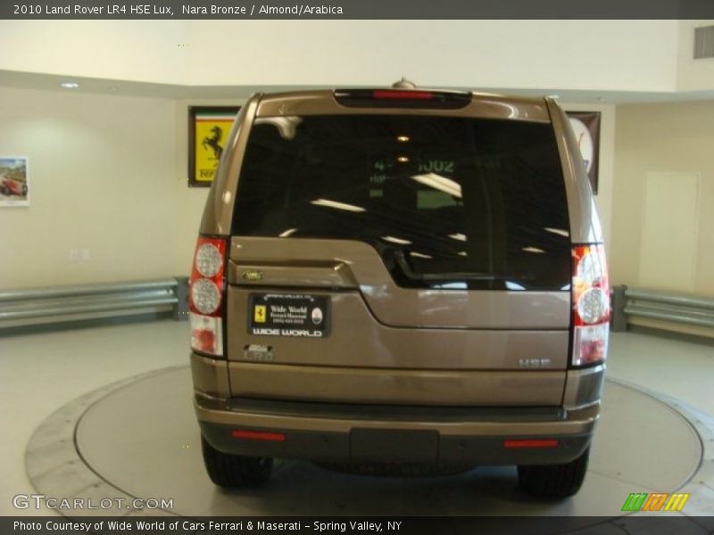 Nara Bronze / Almond/Arabica 2010 Land Rover LR4 HSE Lux