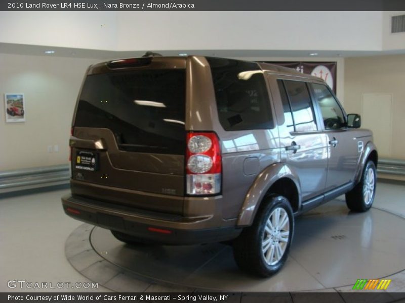 Nara Bronze / Almond/Arabica 2010 Land Rover LR4 HSE Lux