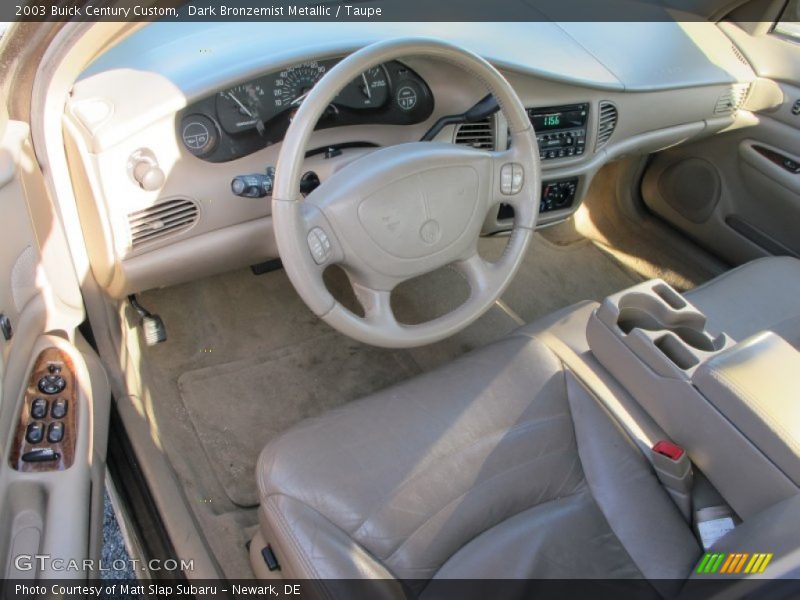 Dark Bronzemist Metallic / Taupe 2003 Buick Century Custom