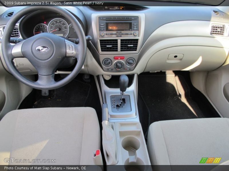 Satin White Pearl / Ivory 2009 Subaru Impreza 2.5i Wagon