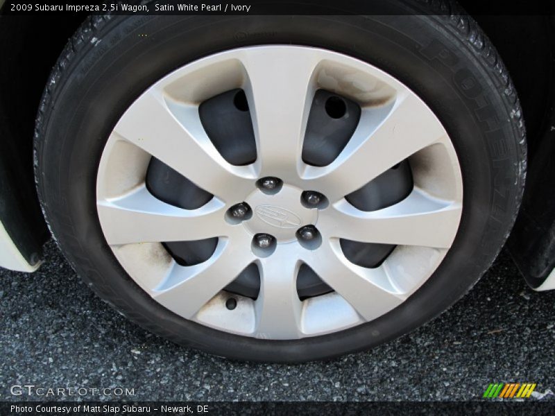 Satin White Pearl / Ivory 2009 Subaru Impreza 2.5i Wagon