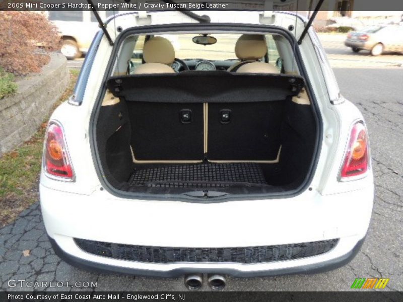 Pepper White / Gravity Tuscan Beige Leather 2009 Mini Cooper S Hardtop