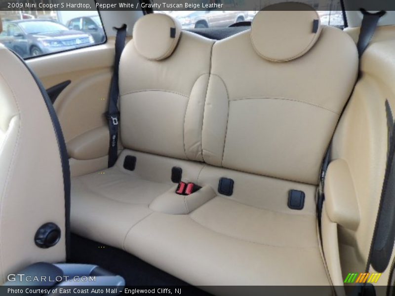 Pepper White / Gravity Tuscan Beige Leather 2009 Mini Cooper S Hardtop