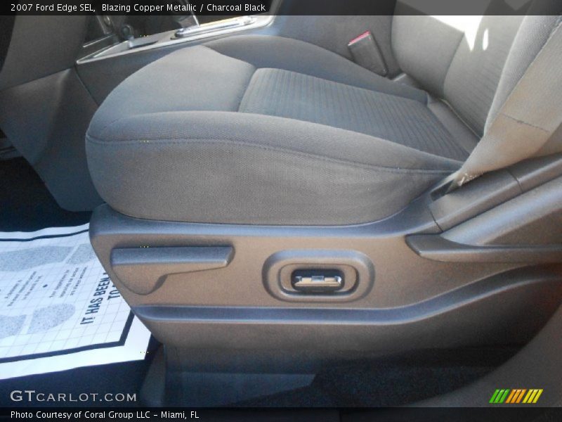 Blazing Copper Metallic / Charcoal Black 2007 Ford Edge SEL