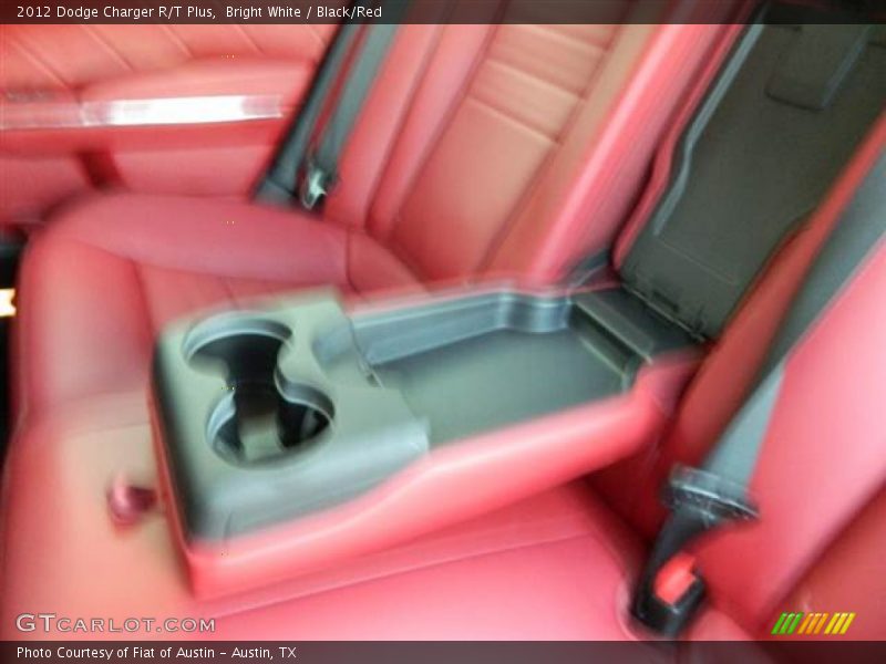 Bright White / Black/Red 2012 Dodge Charger R/T Plus