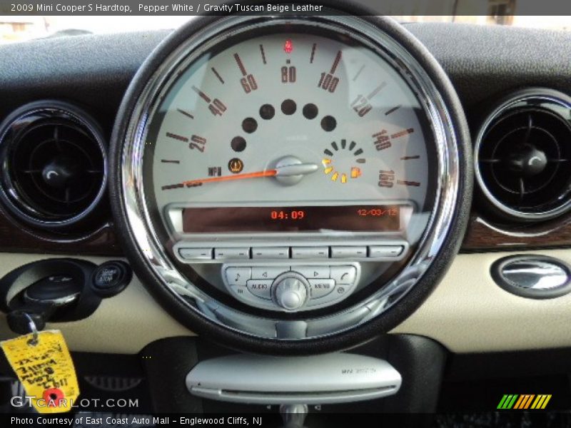 Pepper White / Gravity Tuscan Beige Leather 2009 Mini Cooper S Hardtop