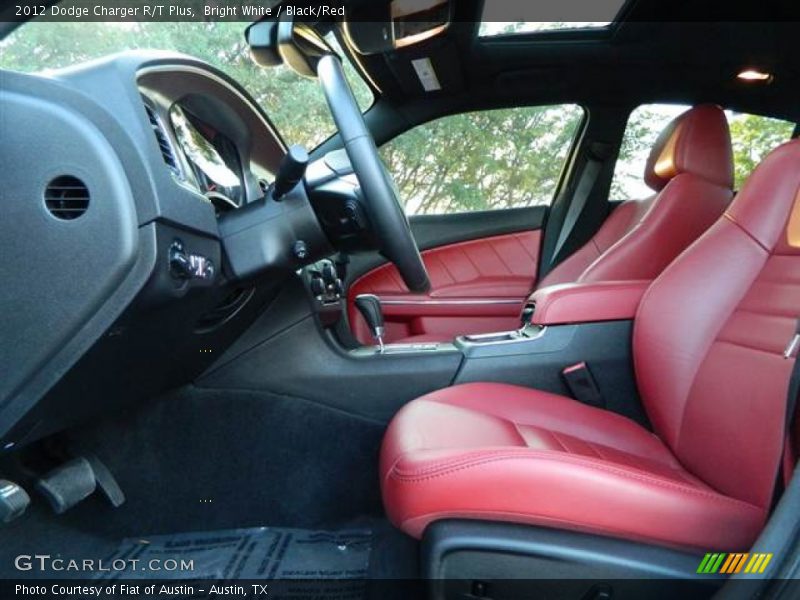  2012 Charger R/T Plus Black/Red Interior