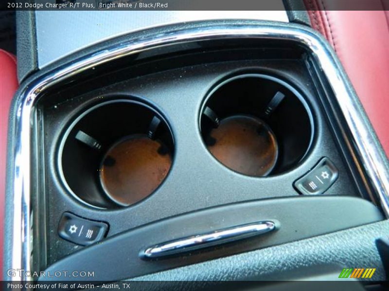 Bright White / Black/Red 2012 Dodge Charger R/T Plus