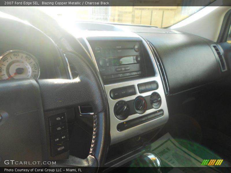 Blazing Copper Metallic / Charcoal Black 2007 Ford Edge SEL