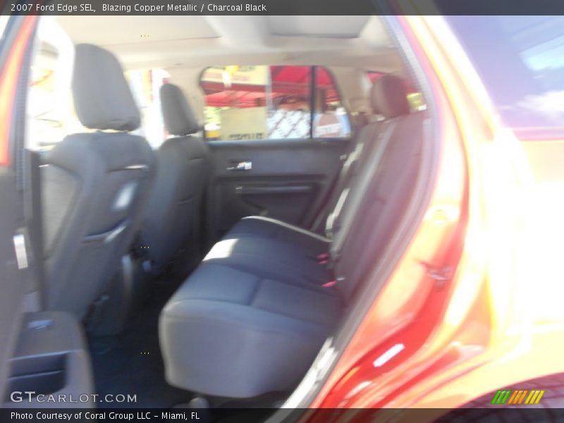 Blazing Copper Metallic / Charcoal Black 2007 Ford Edge SEL