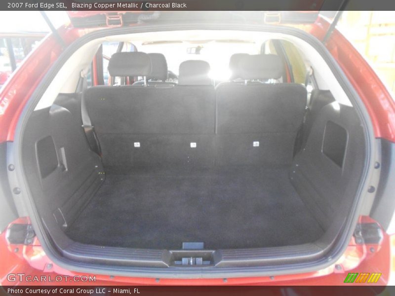 Blazing Copper Metallic / Charcoal Black 2007 Ford Edge SEL
