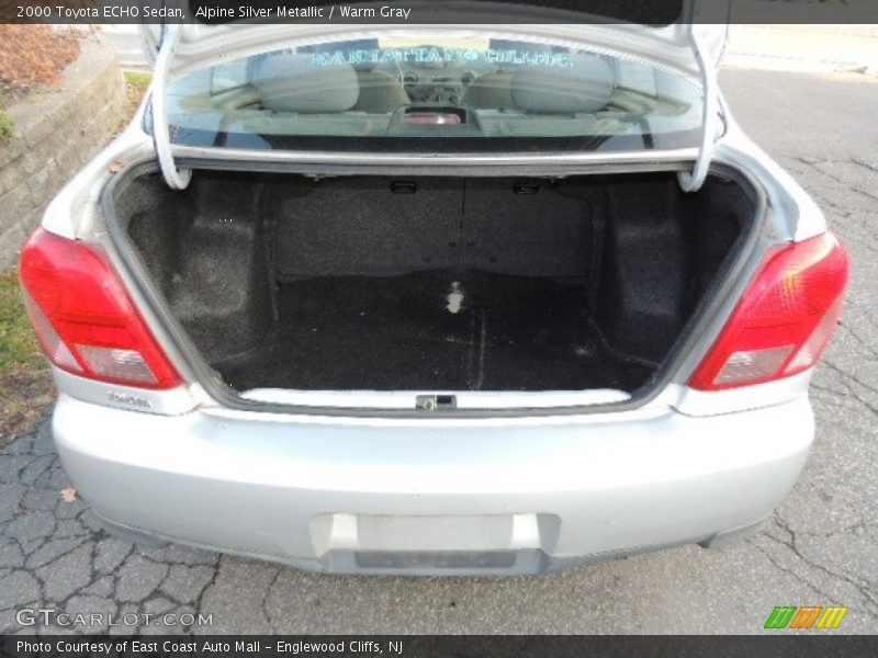Alpine Silver Metallic / Warm Gray 2000 Toyota ECHO Sedan