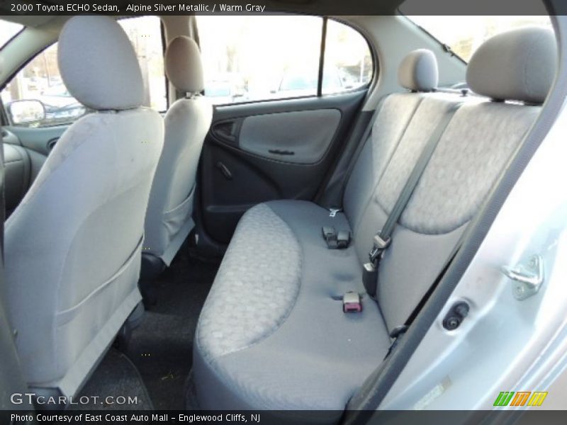 Alpine Silver Metallic / Warm Gray 2000 Toyota ECHO Sedan