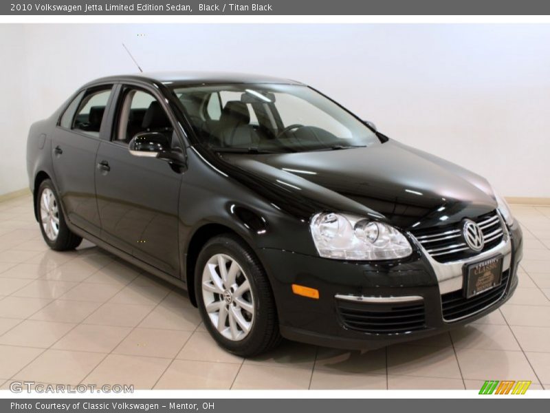 Black / Titan Black 2010 Volkswagen Jetta Limited Edition Sedan