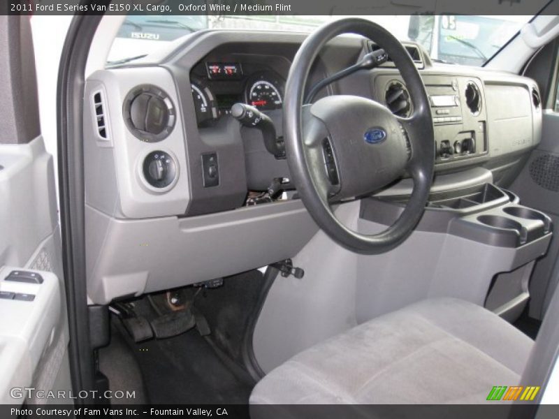 Oxford White / Medium Flint 2011 Ford E Series Van E150 XL Cargo