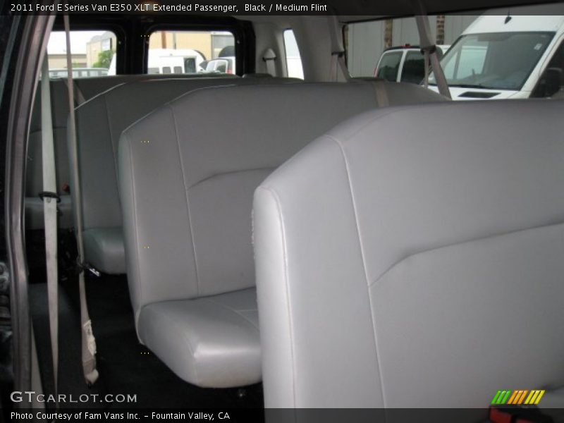Black / Medium Flint 2011 Ford E Series Van E350 XLT Extended Passenger