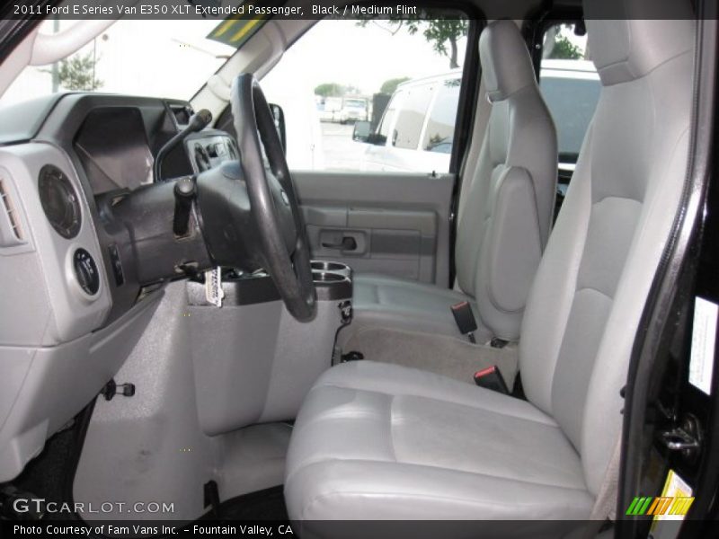 Black / Medium Flint 2011 Ford E Series Van E350 XLT Extended Passenger