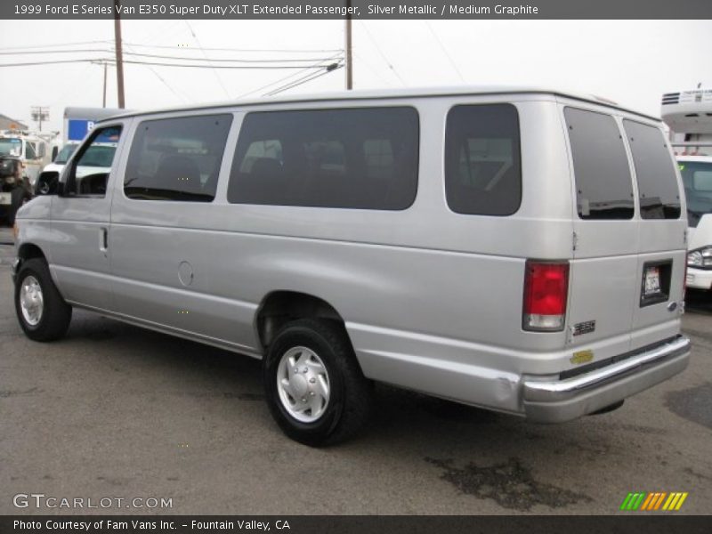 Silver Metallic / Medium Graphite 1999 Ford E Series Van E350 Super Duty XLT Extended Passenger