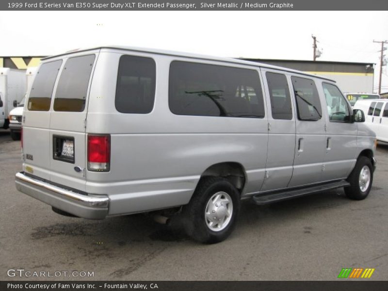 Silver Metallic / Medium Graphite 1999 Ford E Series Van E350 Super Duty XLT Extended Passenger