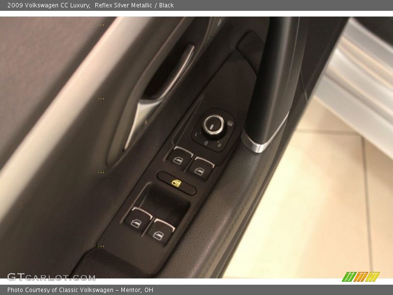 Reflex Silver Metallic / Black 2009 Volkswagen CC Luxury